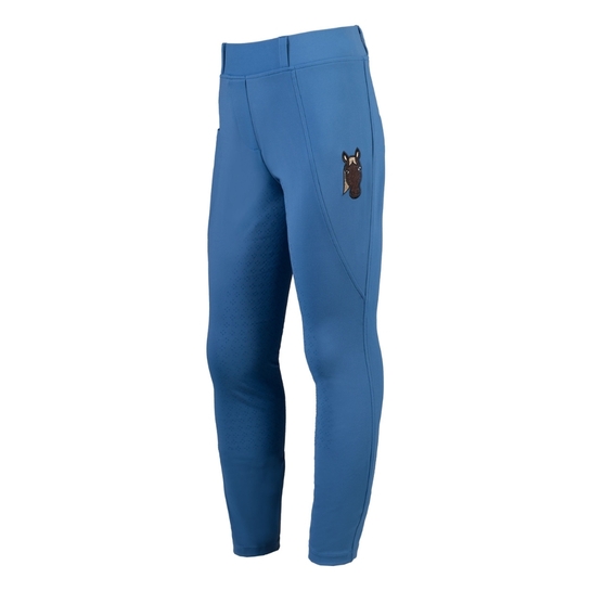 Legginsy HKM Mia młodzieżowe niebieskie
