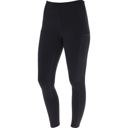 Legginsy zimowe Covalliero AW25 dziecięce black