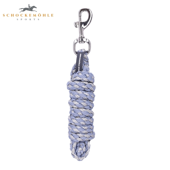 Uwiąz Schockemöhle karabinek zwykły Milky Blue/Lurex