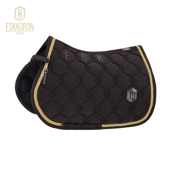 Czaprak Eskadron Heritage Pro Soft Emblem Black Truffle