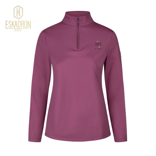 Bluzka Eskadron Fashion Heritage Half-Zip Shirt Wildberry