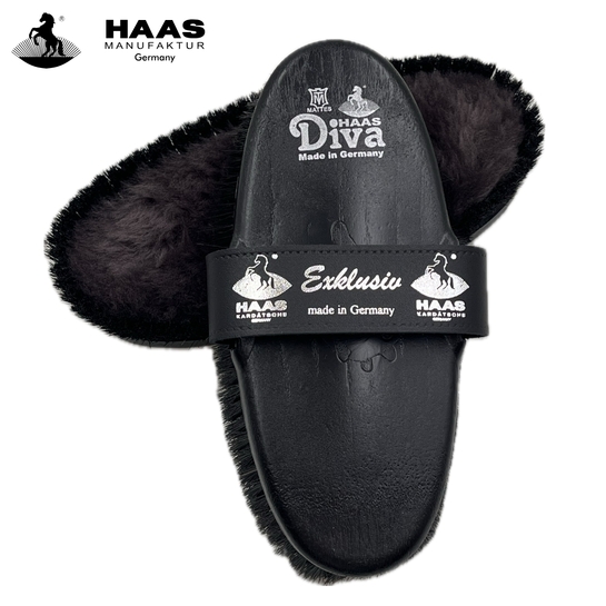 Szczotka Haas Diva Exklusiv Merino czarna