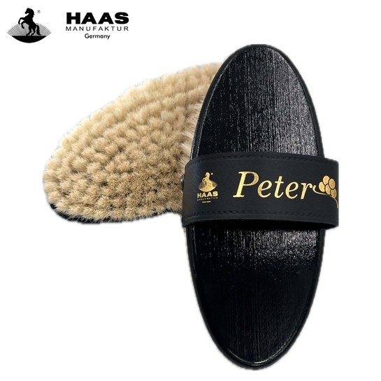 Szczotka Haas Peter z kozim włosiem black