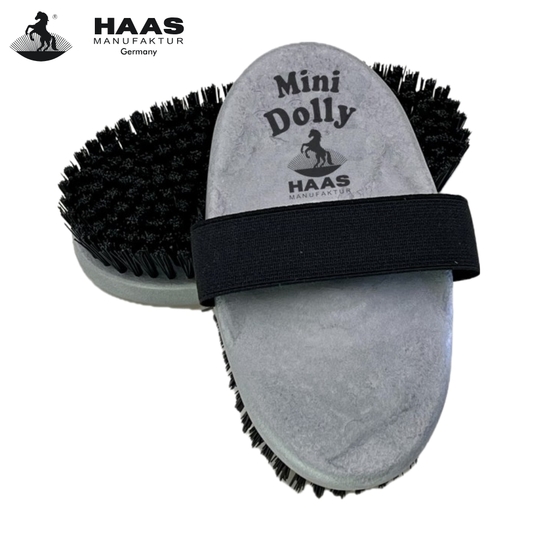 Szczotka z twardym włosiem Haas Mini Dolly szara