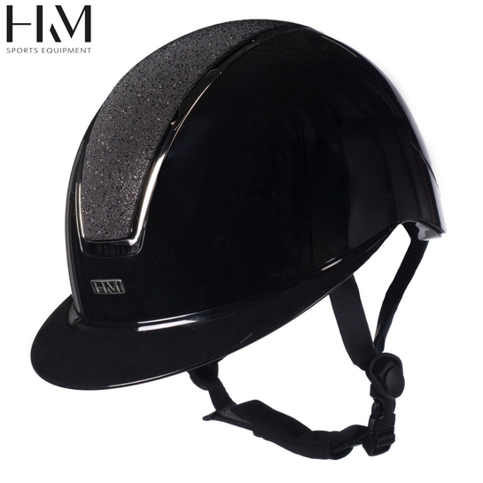 Kask HKM Lady Shield Brillant czarny/srebrny