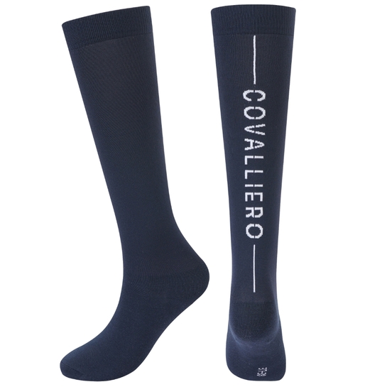 Podkolanówki Covalliero SS26 dark navy