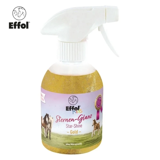 Spray do grzywy i ogona z brokatem Effol Kids Star-Shine Gold