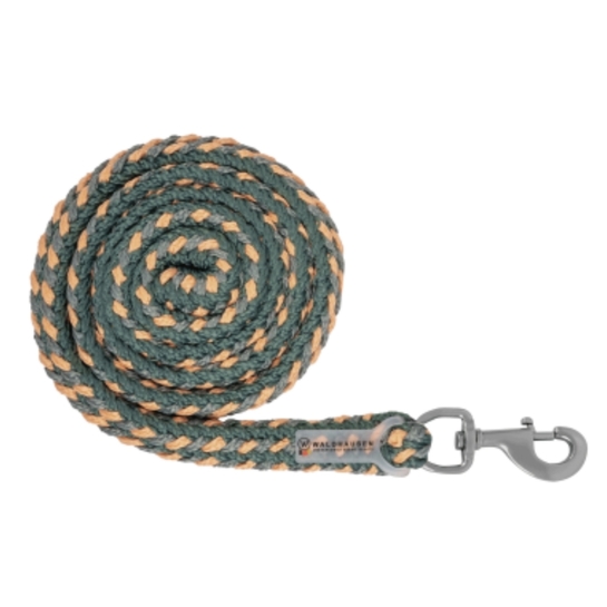 Uwiąz Waldhausen Plus karabinek zwykły pinegreen/peach/chrome