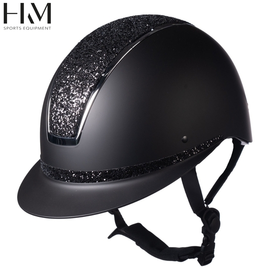 Kask HKM Lady Shield Elegant czarny/srebrny