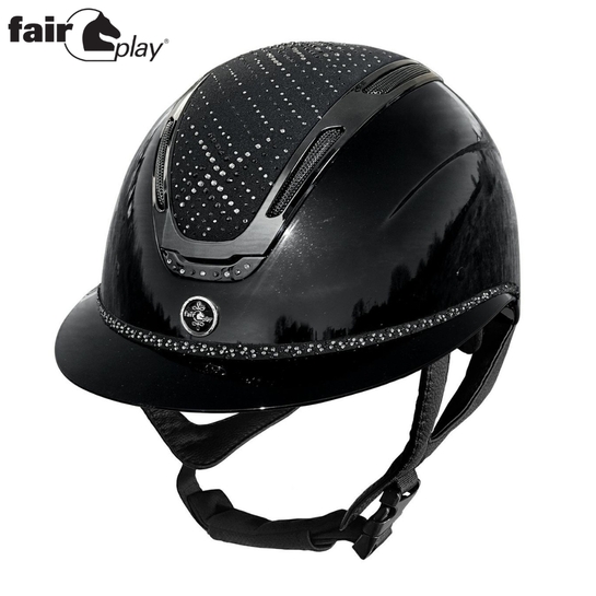 Kask Fair Play Equileus W-V Stellify Shiny czarny