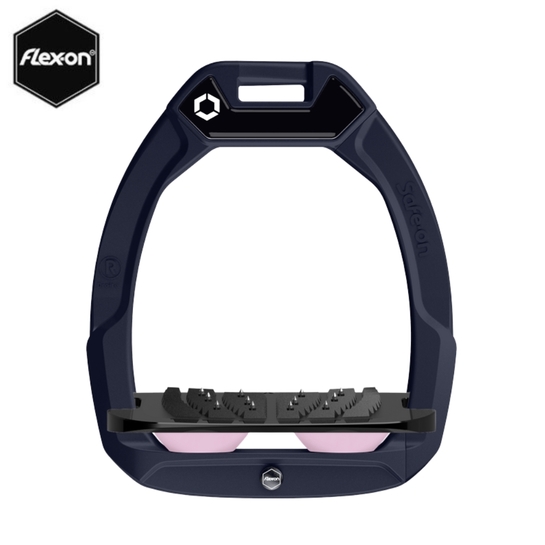 Strzemiona Flex-On Safe-On z kolcami czarne (77-navy-black-l.pink)