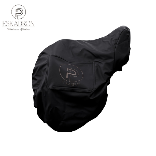 Pokrowiec na siodło Eskadron Platinum Faux Leather Black