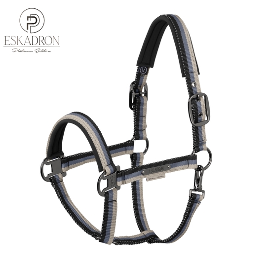 Kantar Eskadron Platinum Lightweight Double Pin Black/Pale Grey/Slate Blue