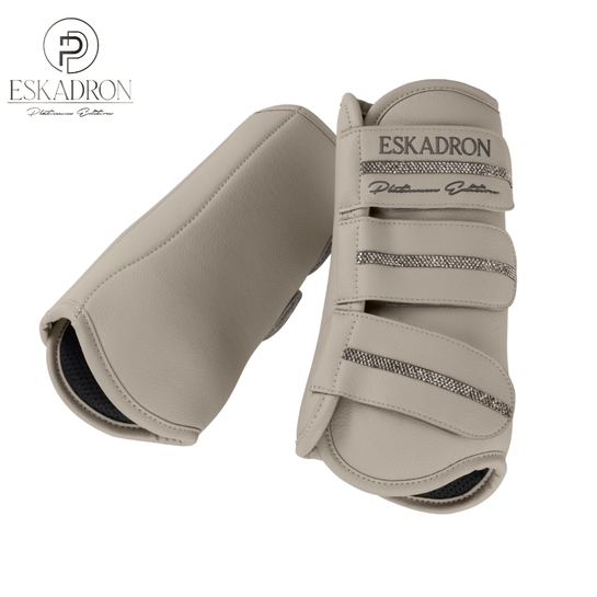 Ochraniacze Eskadron Platinum Allround Boots Front Pale Grey