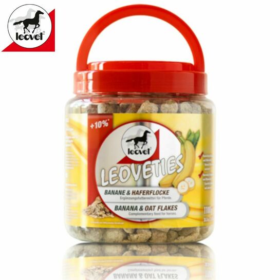 Smakołyki Leoveties Banan-płatki owsiane 1,1kg