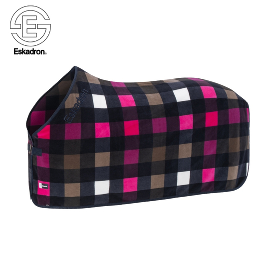 Derka Eskadron Dynamic Fleece Check Navy/White/Powdertaupe/Lipstick