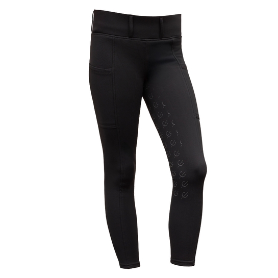 Legginsy zimowe Covalliero AW26 dziecięce Black