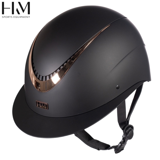 Kask HKM Alarion Basic czarny/rosegold