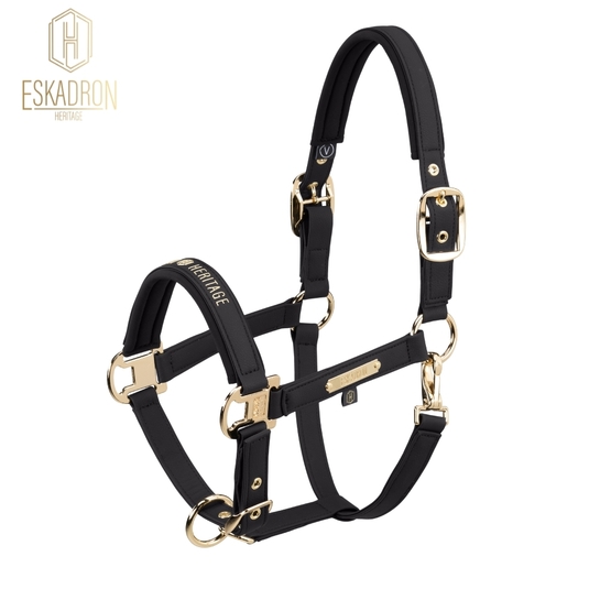 Kantar Eskadron Heritage Faux Leather Double Pin Black