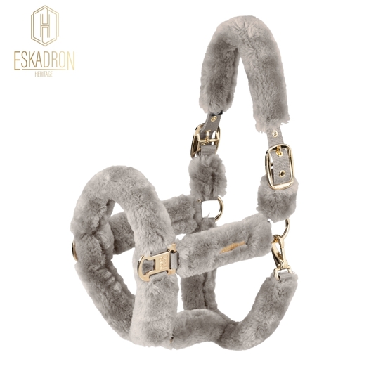 Kantar Eskadron Heritage Girth Faux Fur Complete Double Pin Ash