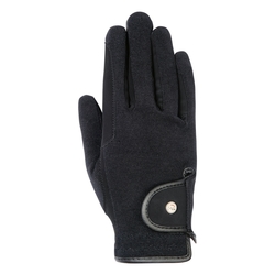 Rękawiczki HKM Nubuk Inimation czarne