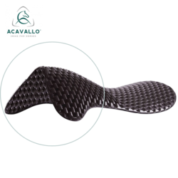 Żel pod siodło Acavallo Respira Air-Release korygujący przód czarny