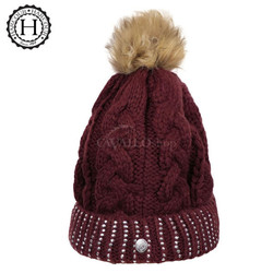 Czapka Harcour Violette Burgund