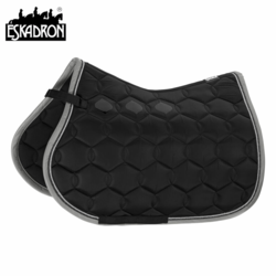 Czaprak Eskadron Basic Glossy Wave with Cords Black