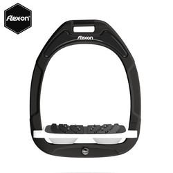 Strzemiona Flex-On Green Composite z kolcami czarne (25-black-white-white)