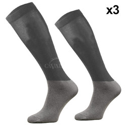 Podkolanówki Comodo Microfibre trójpak anthracite