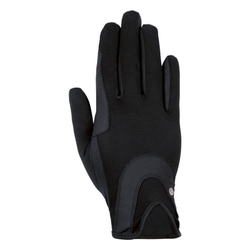 Rękawiczki HKM Grip Mesh czarne