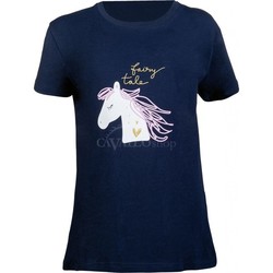 Koszulka HKM T-Shirt młodzieżowa Fairy Tale granatowa