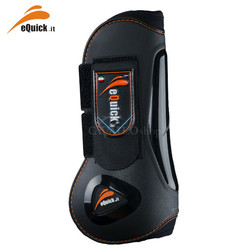 Ochraniacze eQuick eLight Velcro przód Black