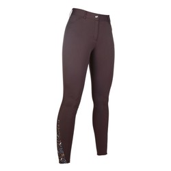 Bryczesy HKM Allure brązowe
