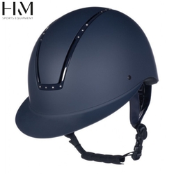 Kask HKM Lady Shield Sparkle Diamond granatowy
