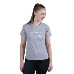 Koszulka HKM Icon szara