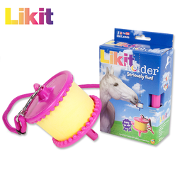 Uchwyt na lizawkę Likit Holder różowa brokatowa