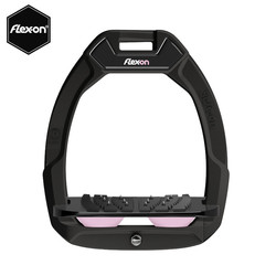 Strzemiona Flex-On Safe-On z kolcami czarne (57-black-black-light pink)