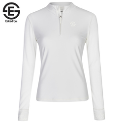 Koszulka Eskadron Fashion Reflexx Longsleeve Half-Zip White