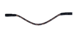 Naczółek HKM Rosegold Glamour czarny