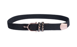 Pasek do spodni HKM Rosegold Glamour granatowy
