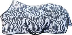 Derka siatkowa HKM Zebra z pasami biała