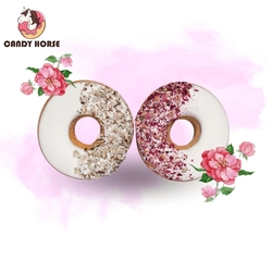 Smakołyki Candy Horse Pączki 2 szt - róża i porost islandzki