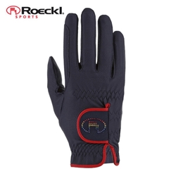 Rękawiczki ROECKL Marne Swarovski navy/rainbow