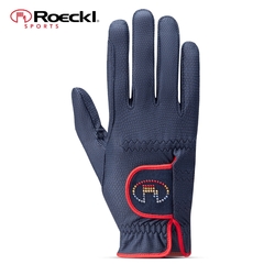 Rękawiczki ROECKL Marne Swarovski navy/rainbow