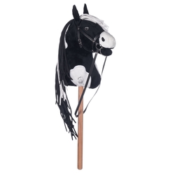 Konik HKM Hobby Horse czarny/biały