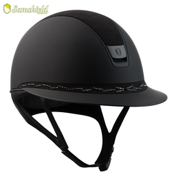 Kask Samshield Miss Shield 2.0 Shadowmatt Alcantara/Flower Swarovski Black