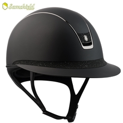 Kask Samshield Miss Shield 2.0 Shadowmatt Black/Crystal Fabric Black Blazon+Band