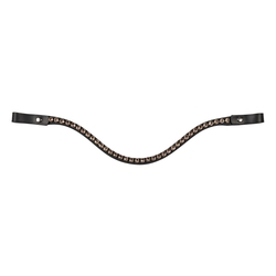 Naczółek HKM Passion czarny/rosegold