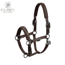 Kantar Eskadron Platinum Double Pin Glossy Crystal Teak Brown
